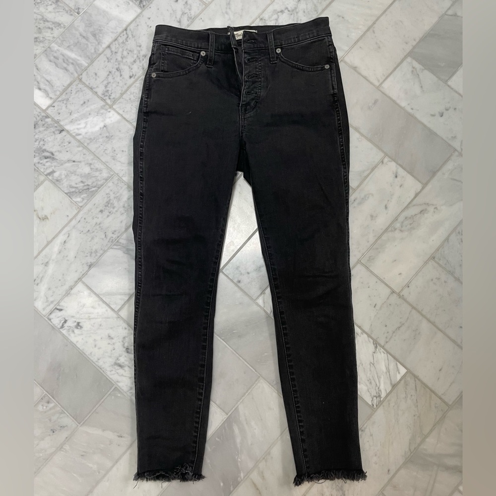 Madewell 10” high-rise skinny jeans, 27P petite